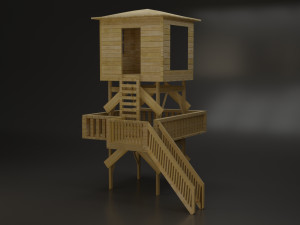 lifeguard hut 3D Модель
