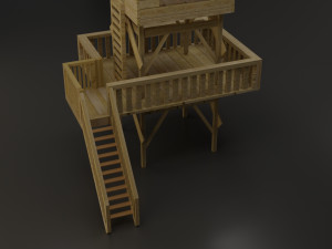 lifeguard hut 3D Модель