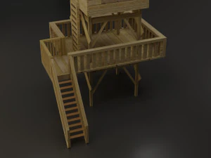 cabana de salva-vidas Modelo 3D