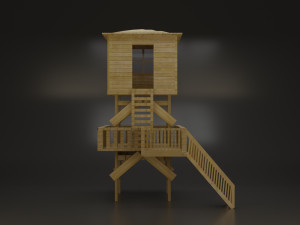 lifeguard hut 3D Модель