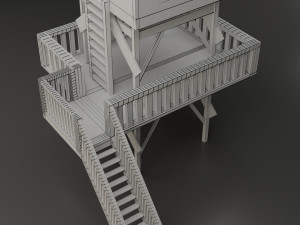 lifeguard hut 3D Модель