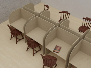 study room Model 3D
