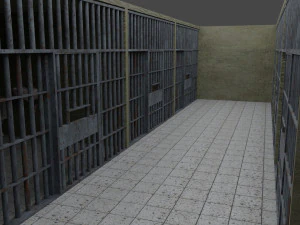 监狱 3D 模型