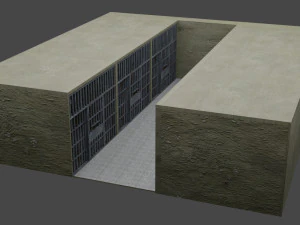 prigione Modello 3D