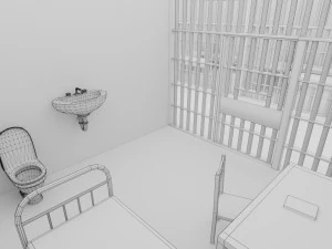 prigione Modello 3D