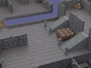 game map low-poly Modelo 3D
