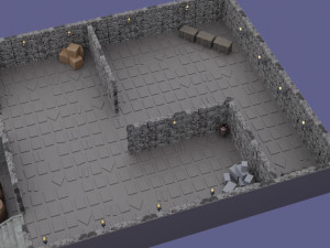 game map low-poly Modelo 3D
