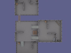 game map low-poly Modelo 3D