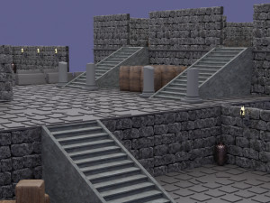 game map low-poly Modelo 3D
