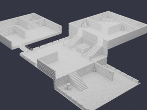 game map low-poly Modelo 3D