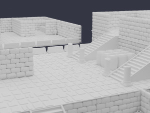 game map low-poly Modelo 3D