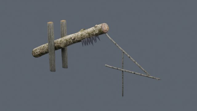 low-poly trap 3D Model .c4d .max .obj .3ds .fbx .stl .blend 