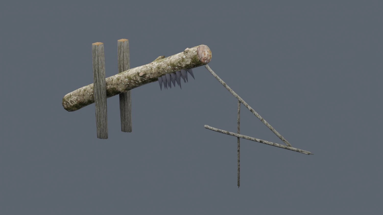 trappola a basso numero di poligoni Modello 3D .c4d .max .obj .3ds .fbx .stl .blend 
