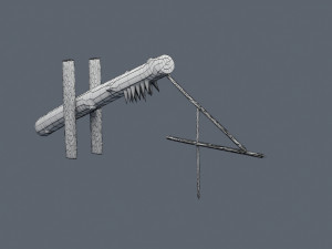 low-poly trap 3D Model