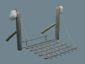 low-poly trap Modelo 3D