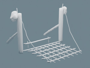 low-poly trap Modelo 3D