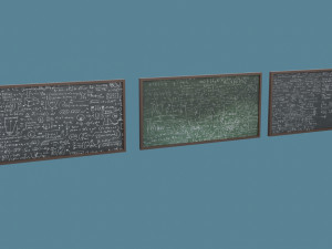 blackboard 3D Model