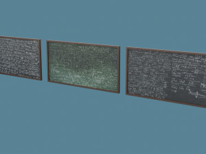 blackboard Modelo 3D