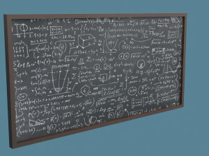 blackboard Modelo 3D