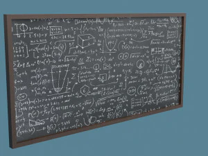 blackboard 3D Model