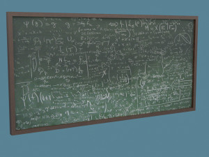 blackboard Modelo 3D