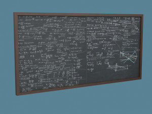 blackboard Modelo 3D