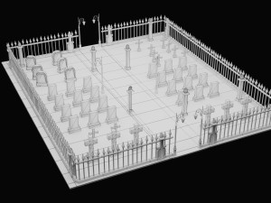 graveyard-cemetery 3D Model