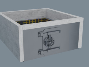 bank vault 3D Model