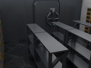 bank vault 3D Model