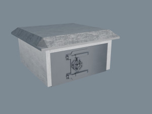 bank vault 3D Model