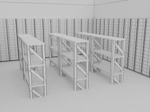 bank vault 3D Model