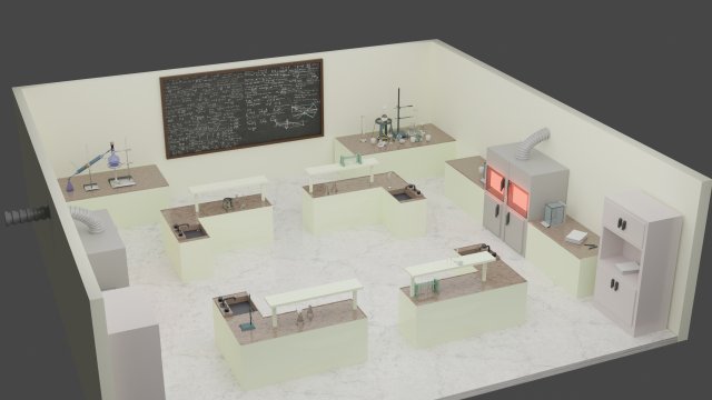 laboratory Modelo 3D .c4d .max .obj .3ds .fbx .stl .blend 