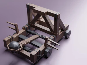 catapulta Modello 3D