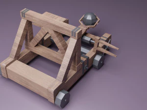 catapulta Modello 3D
