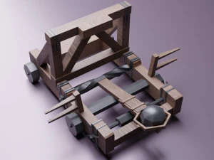 catapulta Modello 3D