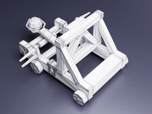 catapulta Modello 3D