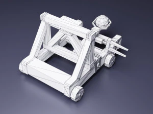 catapulta Modello 3D