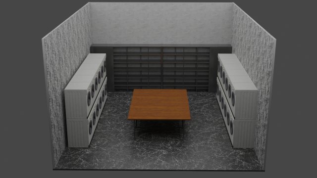 laundry 3D Model .c4d .max .obj .3ds .fbx .stl .blend 
