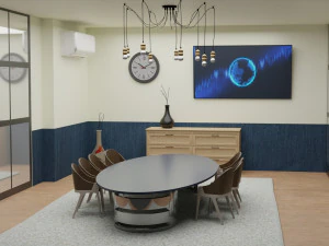 escrit&oacute;rio Modelo 3D