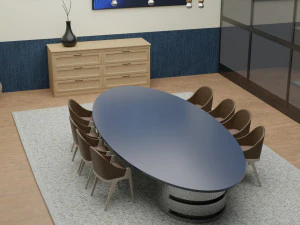 escrit&oacute;rio Modelo 3D