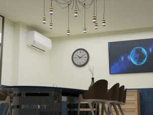 escrit&oacute;rio Modelo 3D