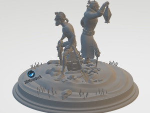 Sea of thieves diorama 3D Принт Модель