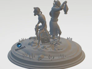 Sea of thieves diorama 3D Print Model