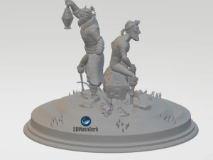Sea of thieves diorama 3D Print Model