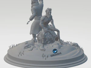 Sea of thieves diorama 3D Print Model