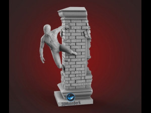 spider-man wall 3D Print Model