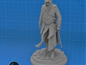 assassin 3d printing figurine 3D 打印模型