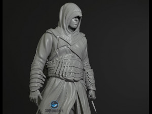 assassin 3d printing figurine 3D 打印模型