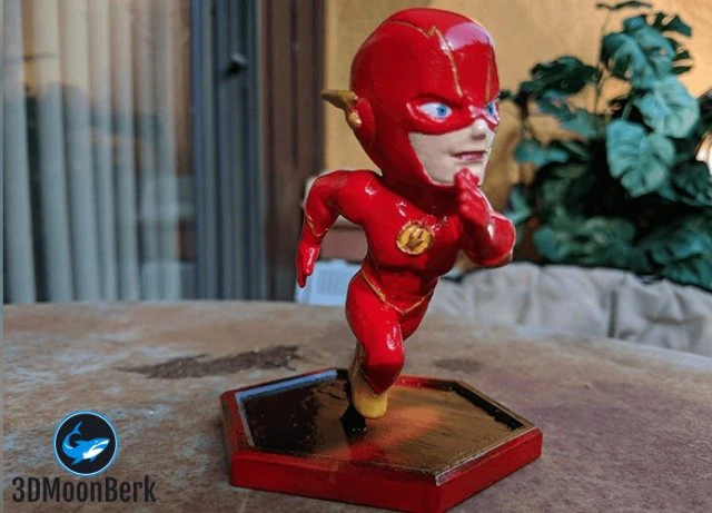 ちびフラッシュ 3Dプリントモデル .c4d .max .obj .3ds .fbx .stl .blend 