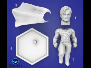 chibi superman 3D Принт Модель
